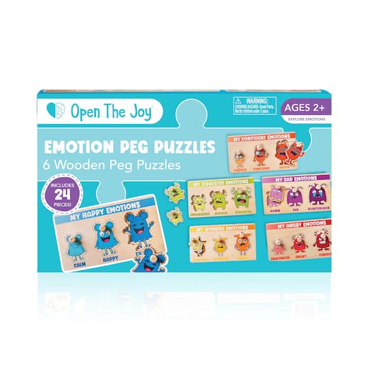 My Emotion Levels Peg Puzzle Set